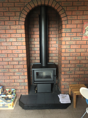 Freestanding Fire Installation